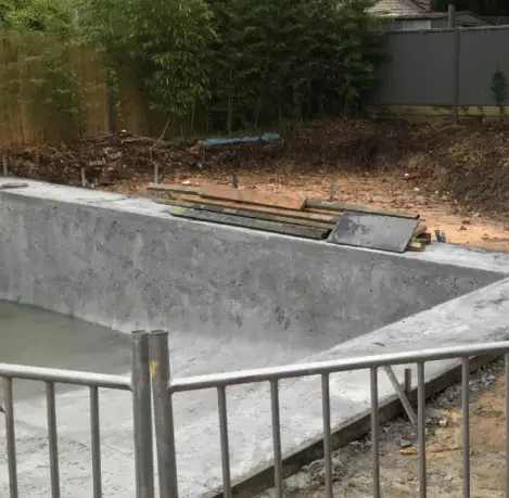 Before-after-Cope-st-2 Concrete Pool landscaping